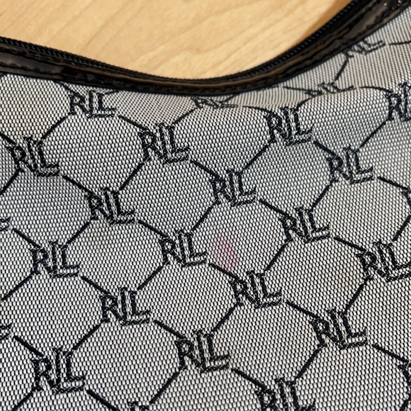 Ralph Lauren Monogram Large Shoulder Purse - Picture 2 of 9